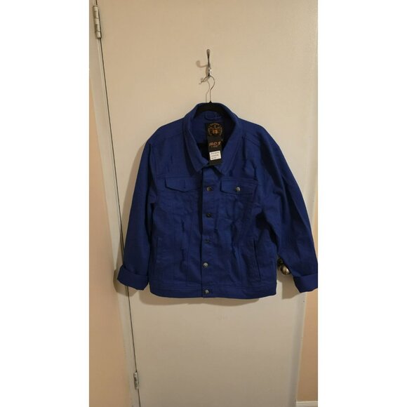 Ministry of Fashion Jean Jacket Womens Plus Size 2X Distress Moto Fall Blue NWT - Picture 6 of 11